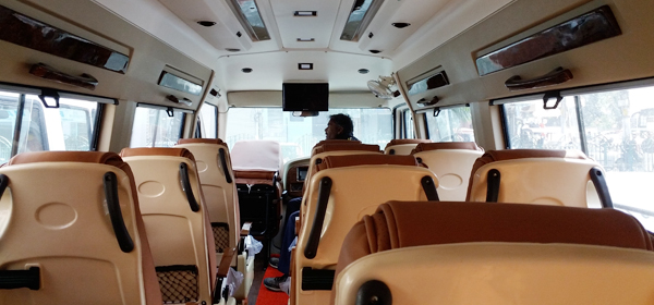 15 seater 2x1 tempo traveller rates in delhi