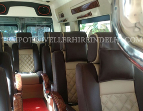 hire 10 seater deluxe 1x1 tempo traveller