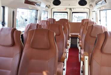 16+1 seater 2x1 tempo traveller